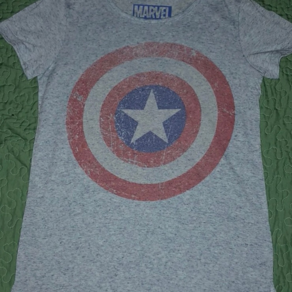 marvel's captain america women's tee